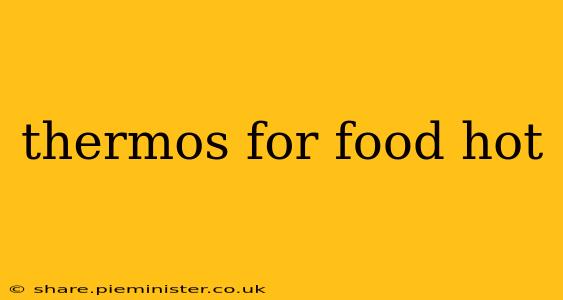 thermos for food hot