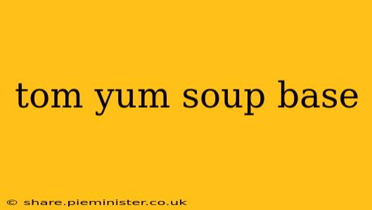 tom yum soup base