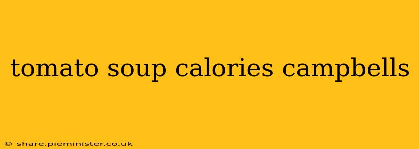 tomato soup calories campbells