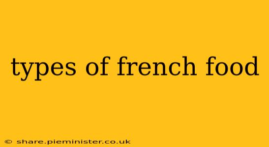 types of french food