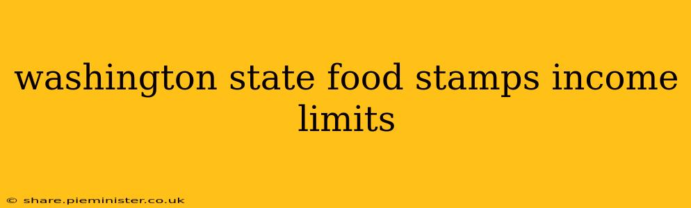 washington state food stamps income limits
