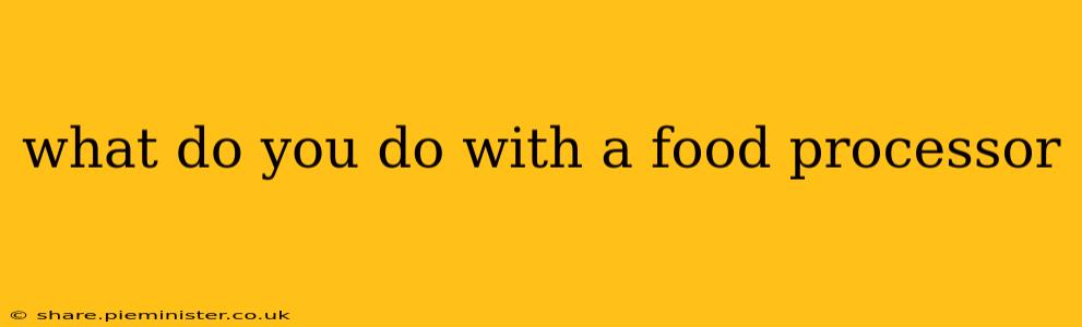 what do you do with a food processor