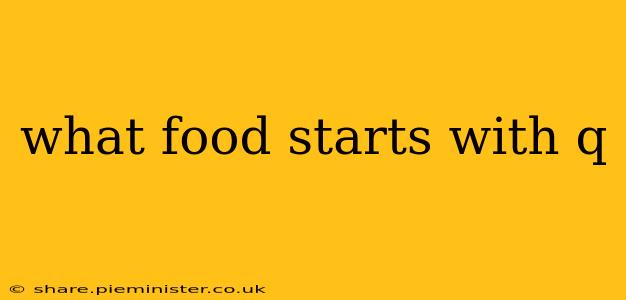 what food starts with q