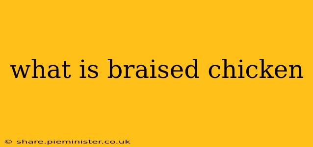 what is braised chicken