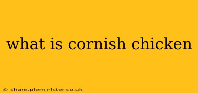 what is cornish chicken