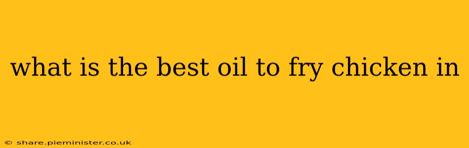 what is the best oil to fry chicken in