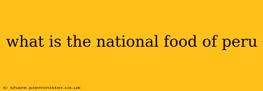 what is the national food of peru
