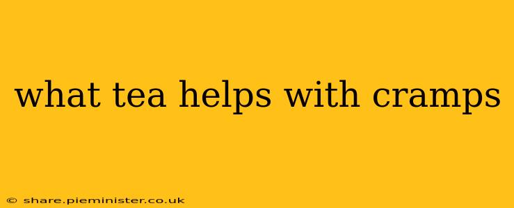 what tea helps with cramps