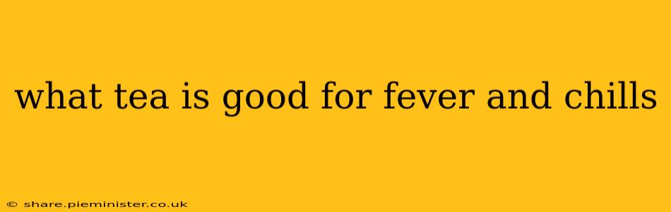 what tea is good for fever and chills