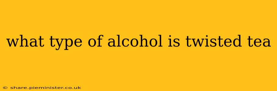 what type of alcohol is twisted tea