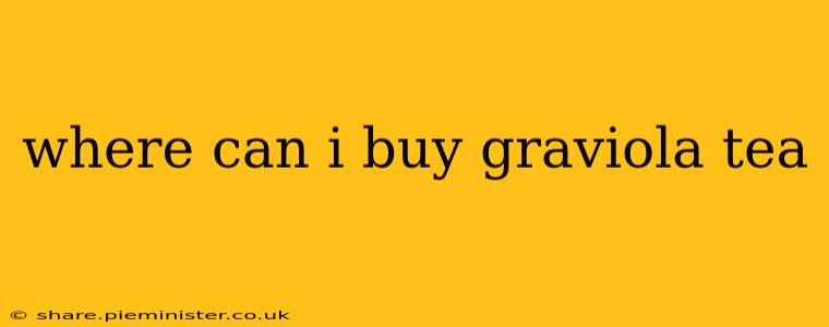 where can i buy graviola tea