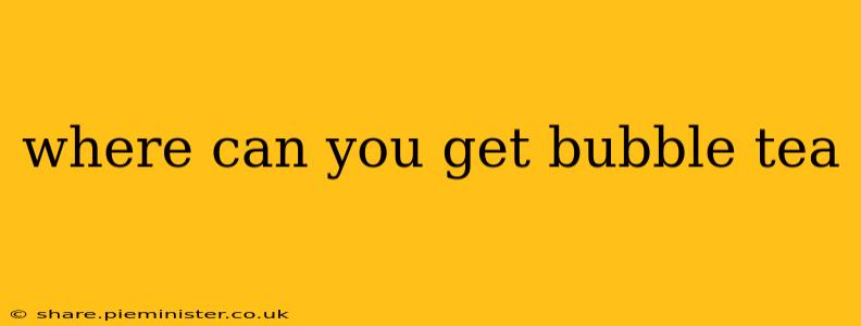 where can you get bubble tea