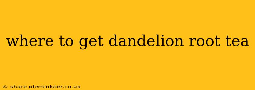 where to get dandelion root tea