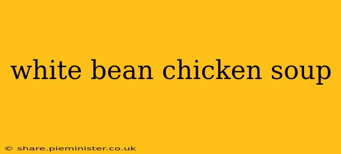 white bean chicken soup
