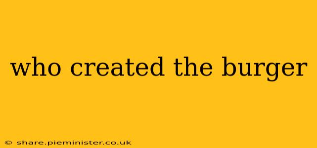 who created the burger