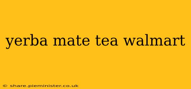 yerba mate tea walmart